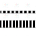 10458 Striped Black Straight Border - Bulletin Trimmers