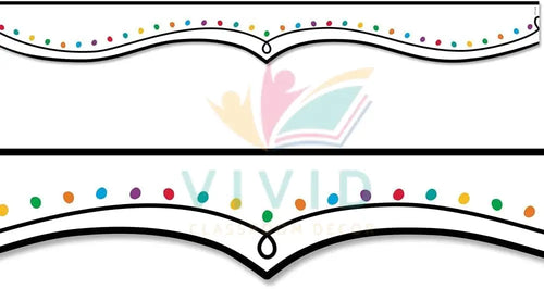 10484 ColorED POLKA DOT BORDER - Bulletin Trimmers