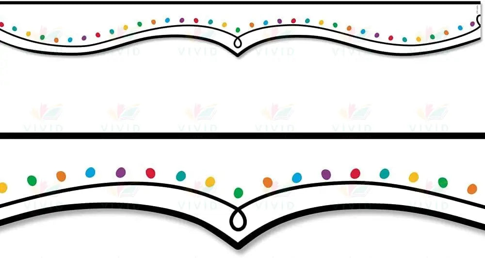 10484 ColorED POLKA DOT BORDER - Bulletin Trimmers