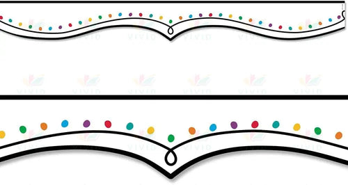 10484 ColorED POLKA DOT BORDER - Bulletin Trimmers