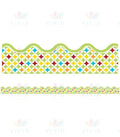 108268 Hipster Stardust Scalloped Bulletin Board Borders - Bulletin Trimmers