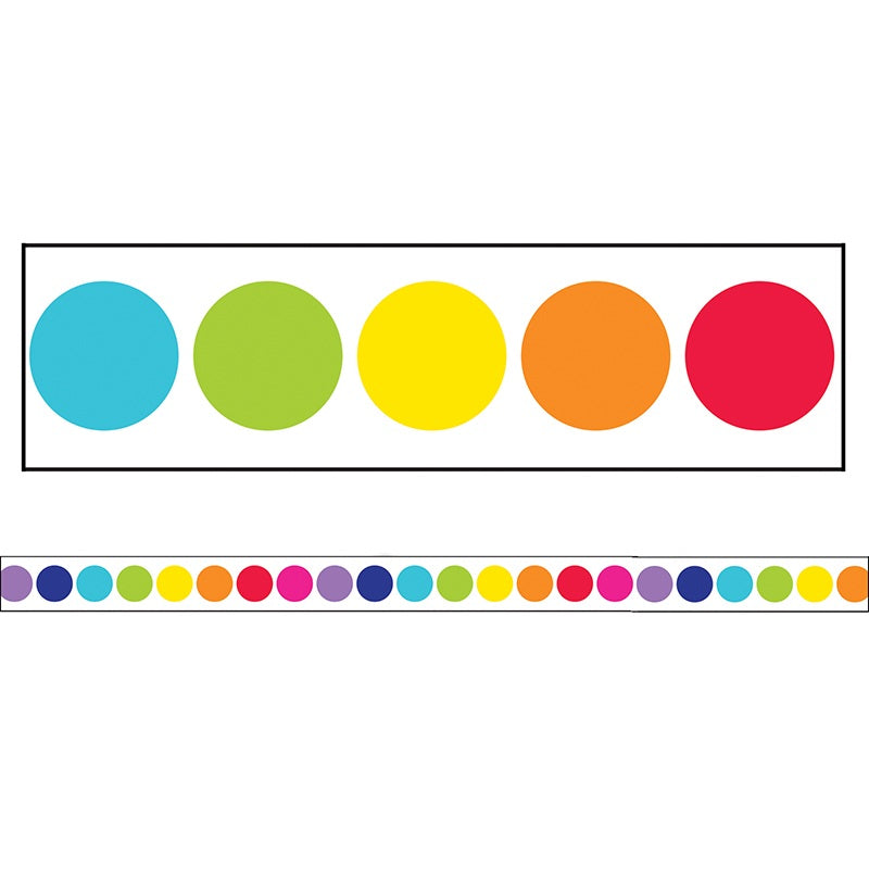 108342 COLORED DOTS BORDER