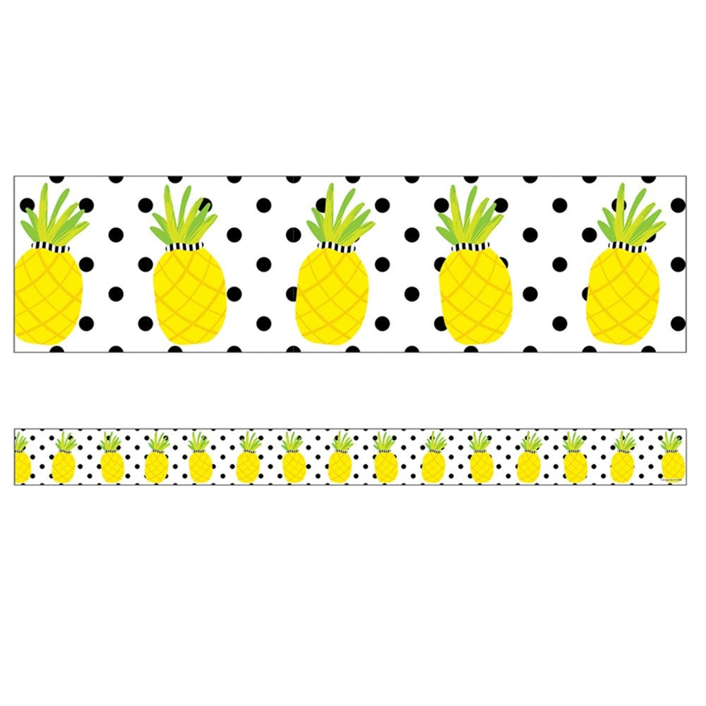 108388 SIMPLY STYLISH TROPICAL PINEAPPLE BORDER