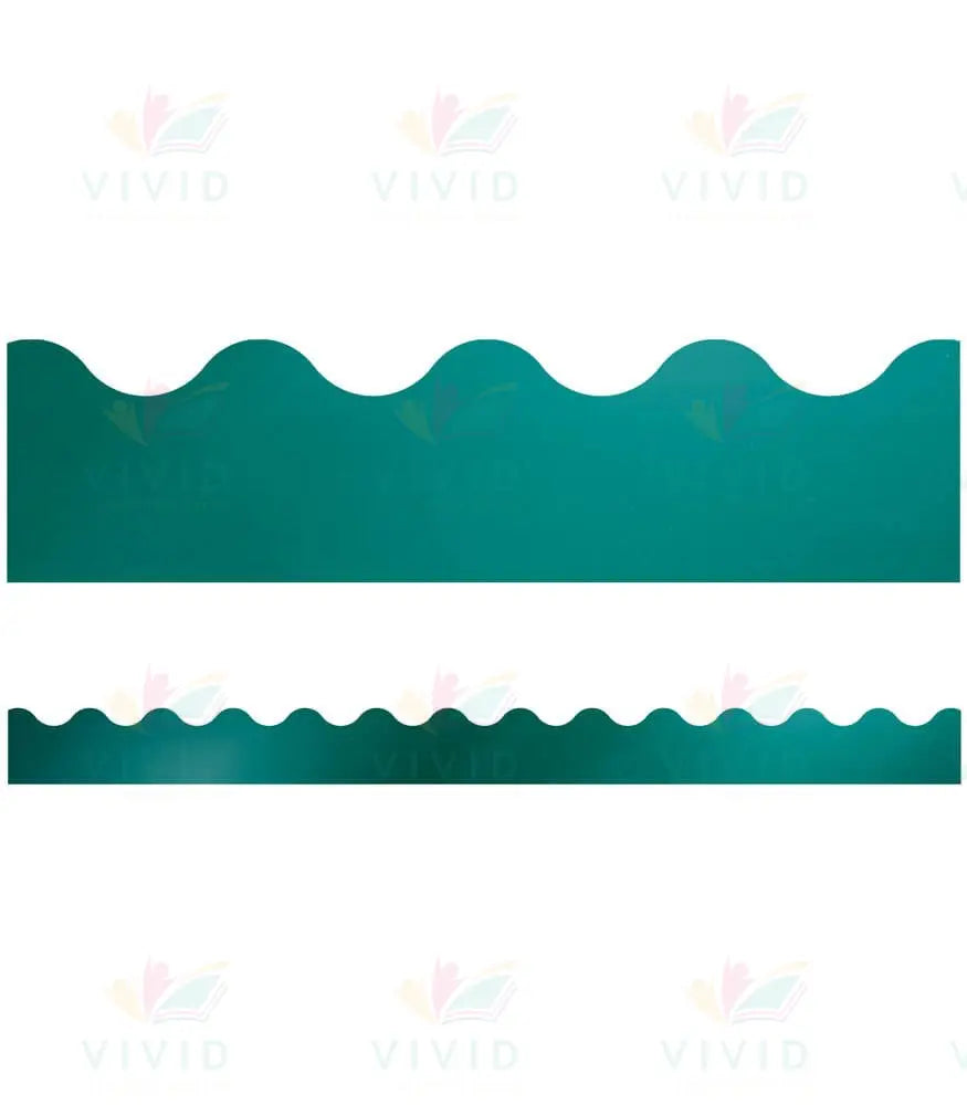 108402 GLITTER TEAL BORDER - Bulletin Trimmers