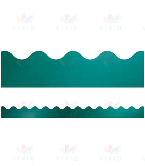 108402 GLITTER TEAL BORDER - Bulletin Trimmers