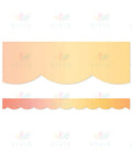 108464 Orange Scalloped Border - Bulletin Trimmers