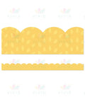 108490 ORANGE PRINT SCALLOPED BORDER - Bulletin Trimmers