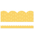 108490 ORANGE PRINT SCALLOPED BORDER