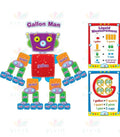 110199 Math Gallon Man - varies - Bulletin Sets