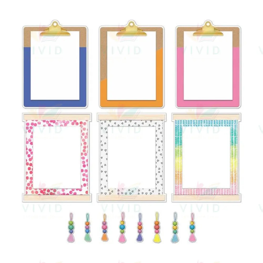 110583 Clipboard Bulletin Set - varies - Bulletin Sets