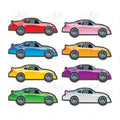 120117 120177 RACING CAR ACCENT - Approximately 6’’ - Accent