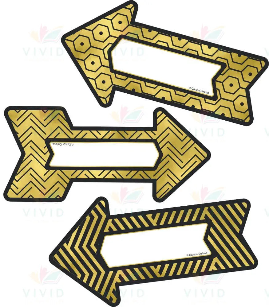 120240 GOLD ARROW ACCENT CUTOUT - Approximately 6’’ - Accent