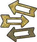 120240 GOLD ARROW ACCENT CUTOUT