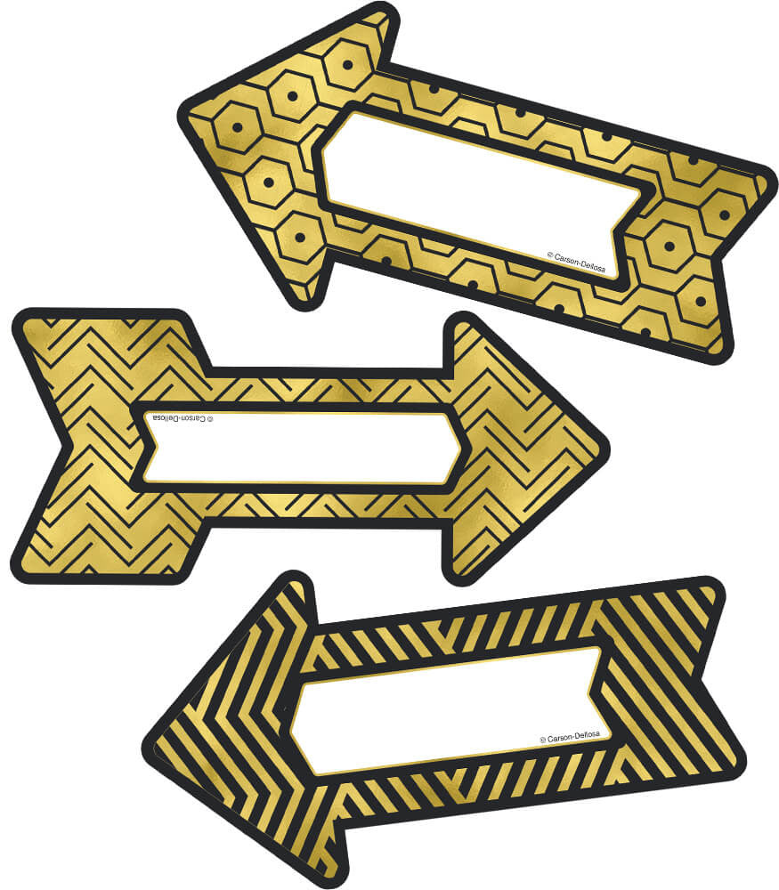 120240 GOLD ARROW ACCENT CUTOUT