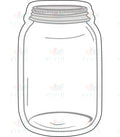 120543 MASON JAR ACCENT CUTOUT - Approximately 6’’ - Accent