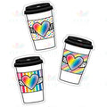 120587 COLORED HOTCUP ACCENT CUTOUT - Approximately 6’’ - Accent