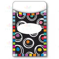 121008 Black Swirl Colorful Library Pockets - 3x5’’ - Classroom Management and Teacher Aid