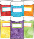121020 WaterColor Library Pockets - 3x5’’ - Classroom Management and Teacher Aid