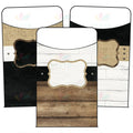 121122 Wooden Library Pockets - 3x5’’ - Classroom Management and Teacher Aid