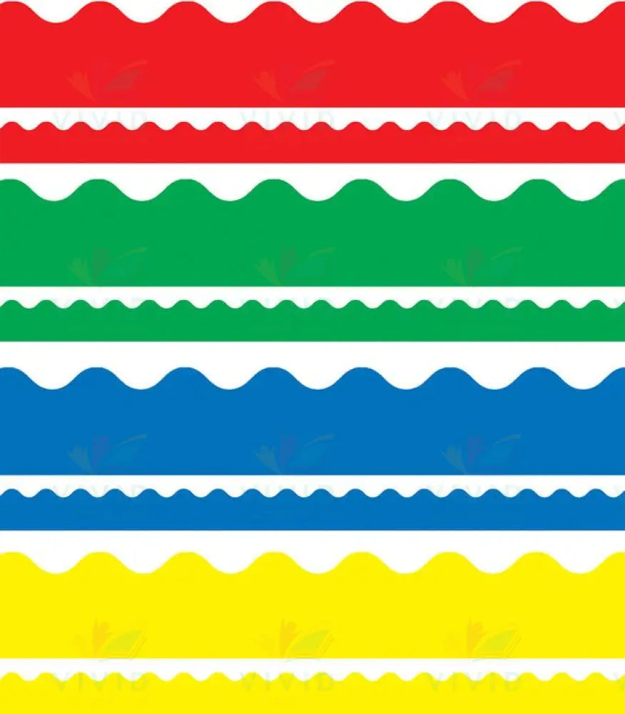 1218 SET OF FOUR PRIMARY ColorS BORDERS - Bulletin Trimmers