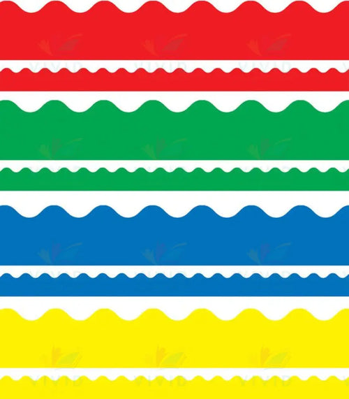 1218 SET OF FOUR PRIMARY ColorS BORDERS - Bulletin Trimmers