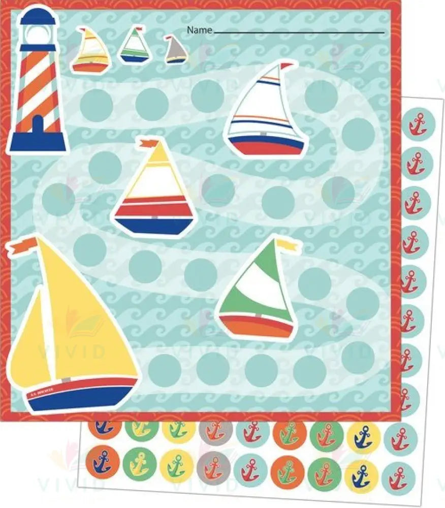 148033 * Happy Saling Incentive Charts - Classroom Management and Teacher Aid