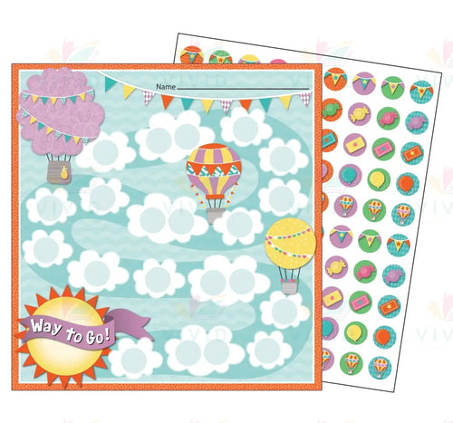 148034 * Happy Flight Incentive Chart - Classroom Management and Teacher Aid