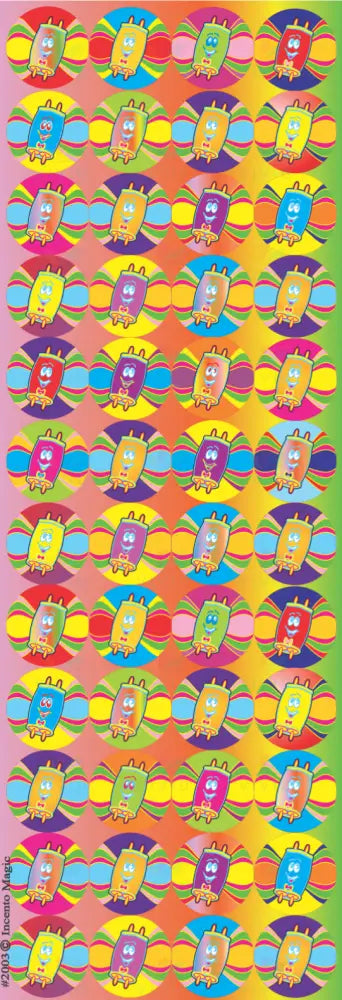 2004A TORAH STICKERS - 6 SHEETS - Classroom Management and Teacher Aid