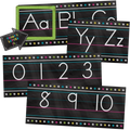 TCR5621 ABC LETTERS STRIPS WITH CHALKBOARED BACKGROUND
