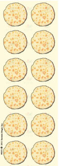 6051 medium Matzah Sticker - 6 SHEETS - Classroom Management and Teacher Aid