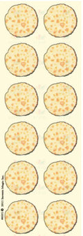 6051 MEDIUM MATZAH STICKERS - 6 SHEETS - Classroom Management and Teacher Aid