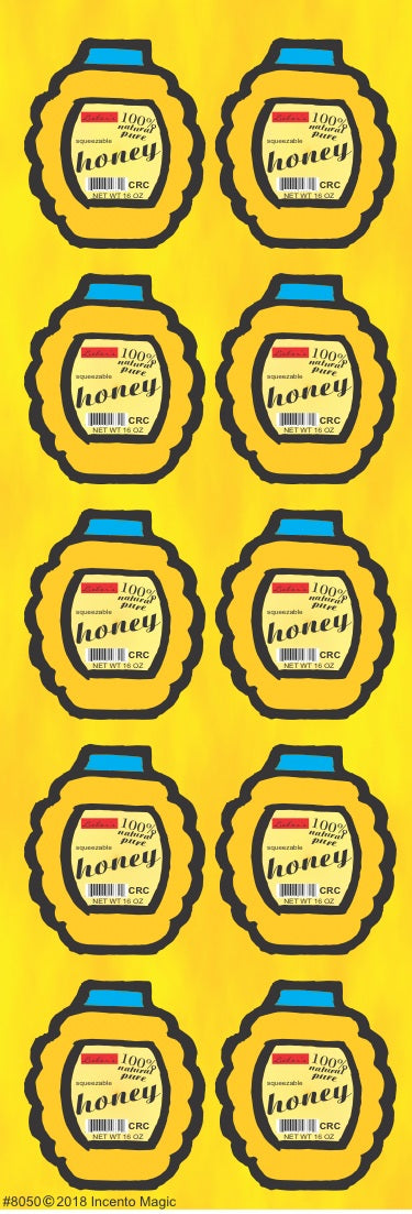 8050 Honey Bottle Sticker