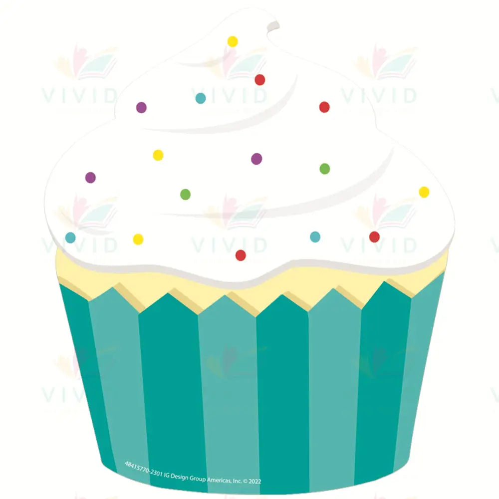 841577 CUPCAKE CUTOUT - Approximately 6’’ - Accent