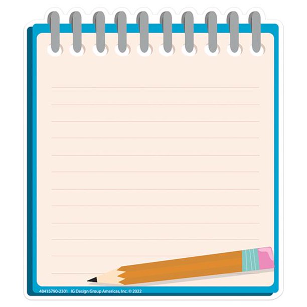 841579 SPIRAL NOTEBOOK ACCENT CUTOUT
