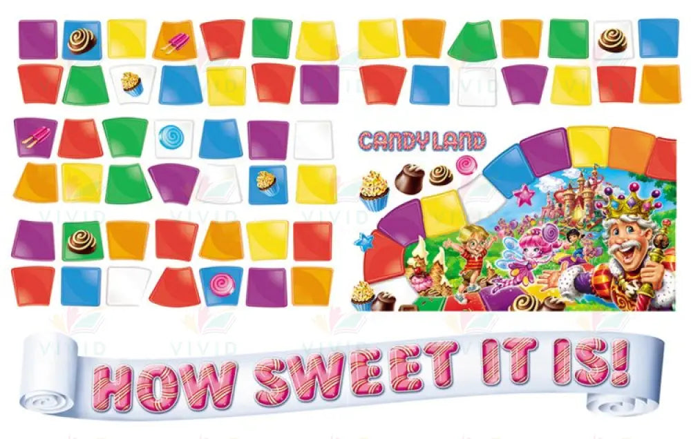 847699 Candyland Mini Bulletin Set - varies - Bulletin Sets