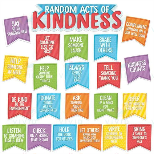 847797 RANDOM ACTS OF KINDNESS BULLETIN - Bulletin Sets