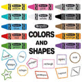847813 Colors and Shapes Bulletin - ? - Learning Charts Yiddish