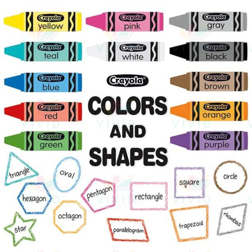 847813 Colors and Shapes Bulletin - ? - Learning Charts Yiddish