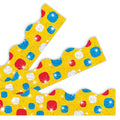 T92419 YELLOW GLITTER BORDER