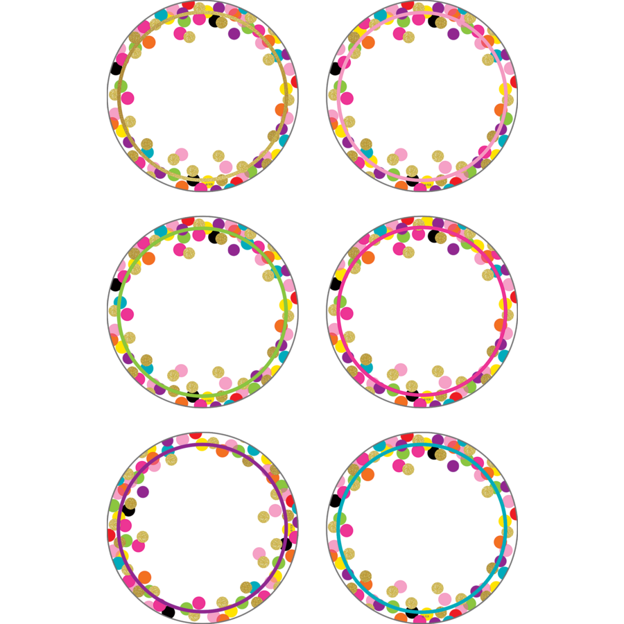 TCR5882 CIRCLE DECORATED ACCENT CUTOUT