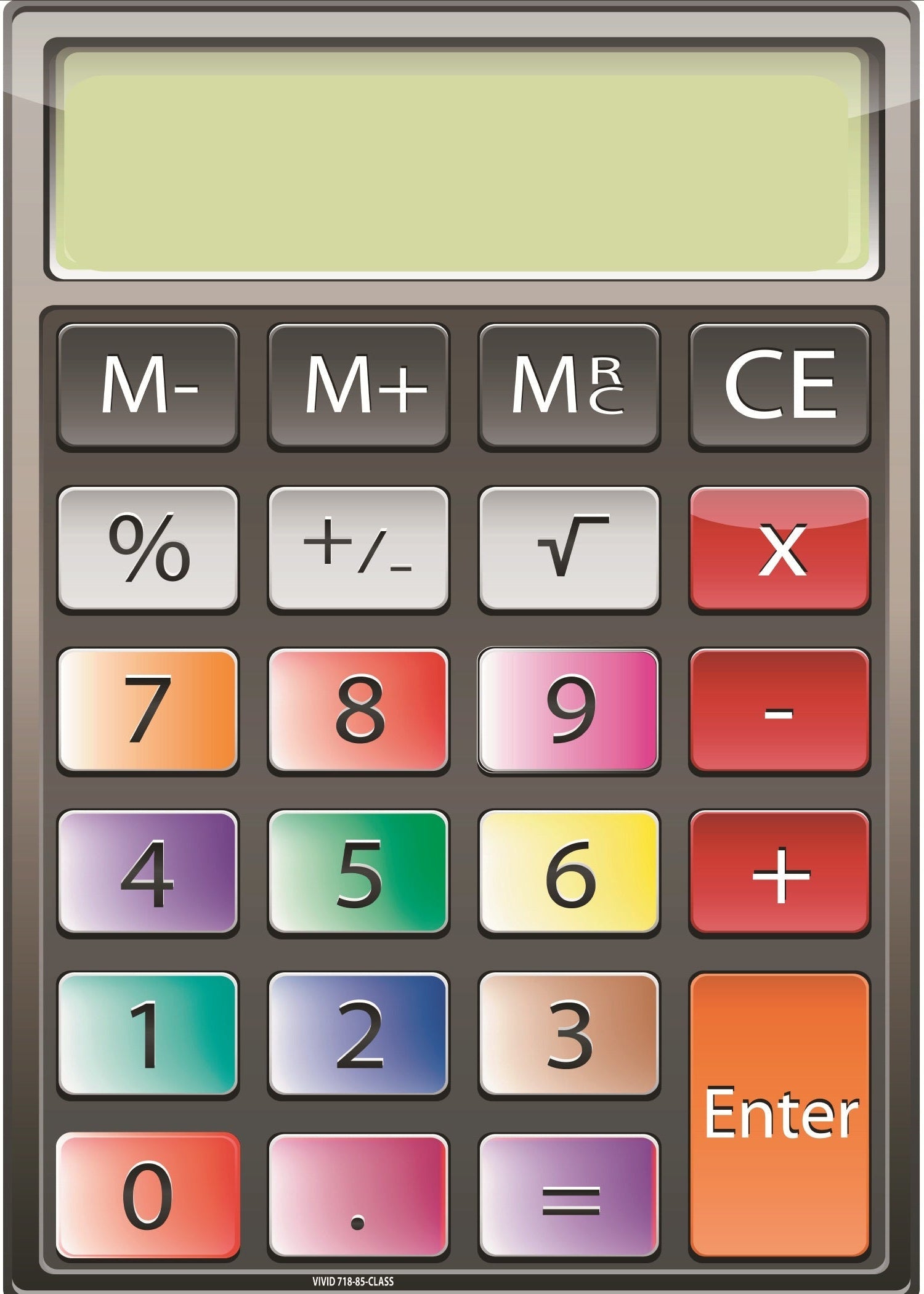 VA4007 CALCULATOR ACCENT