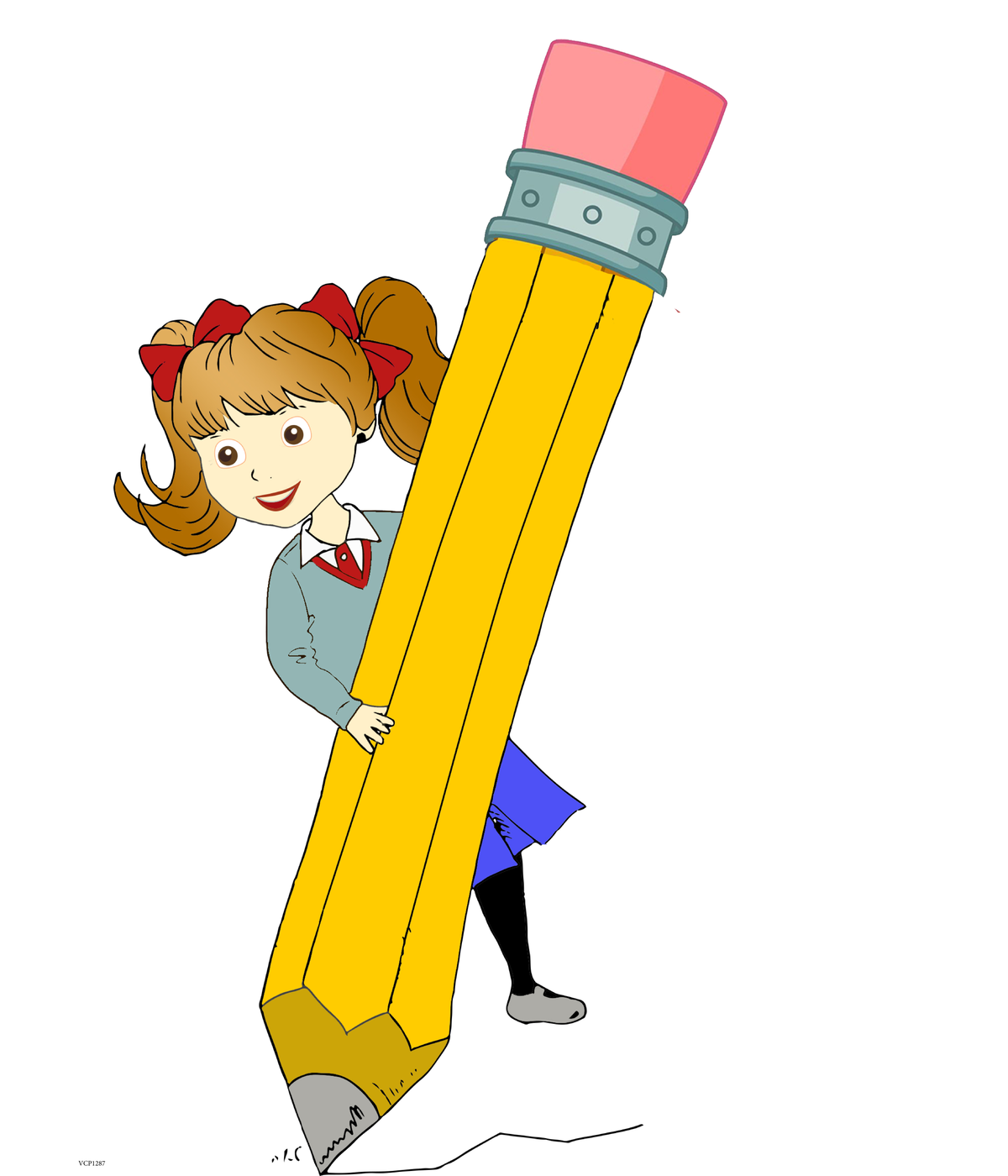 VCP1287 PENCIL GIRL