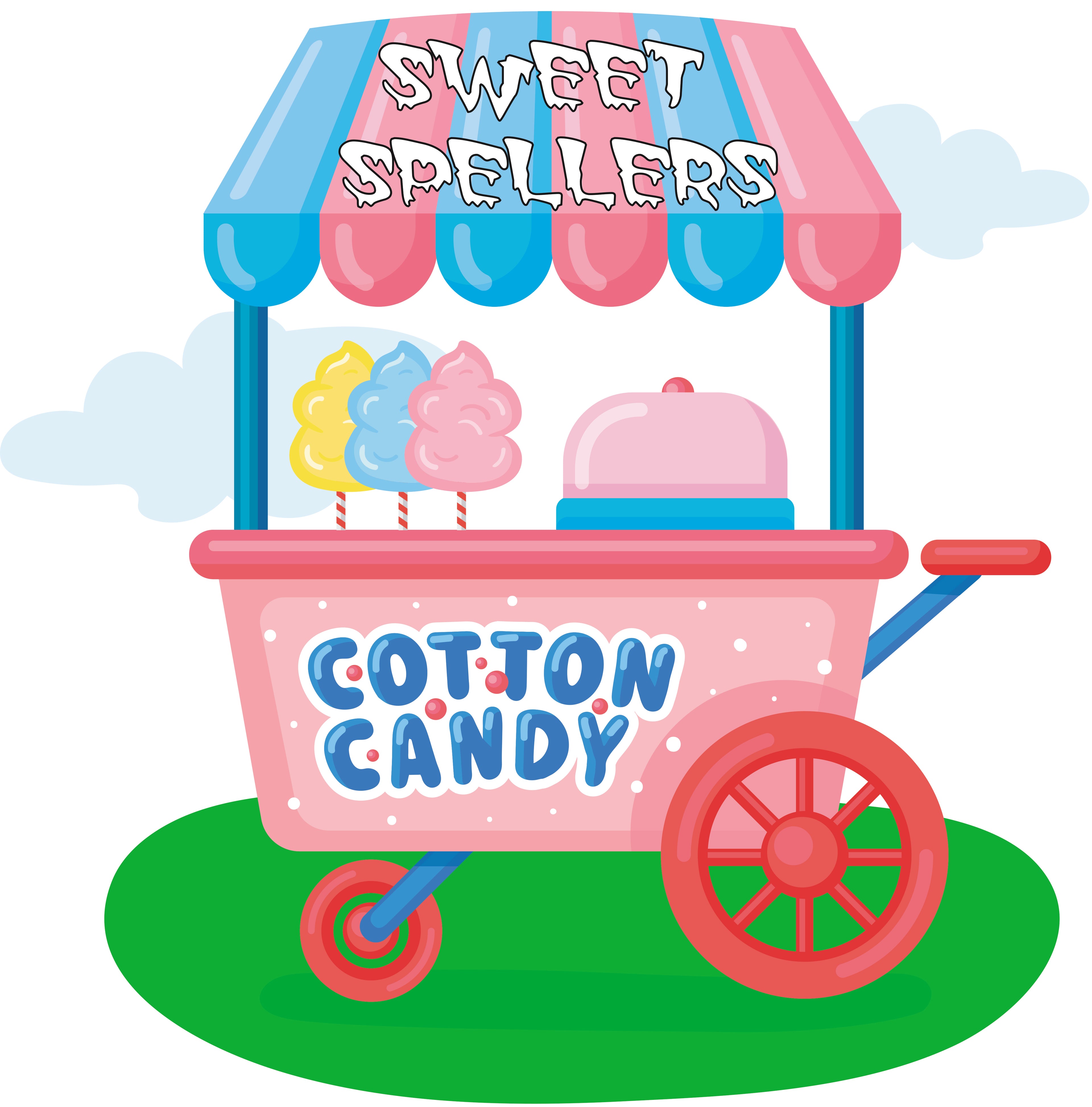 VCP2125 SWEET SPELLER COTTON CANDY STAND