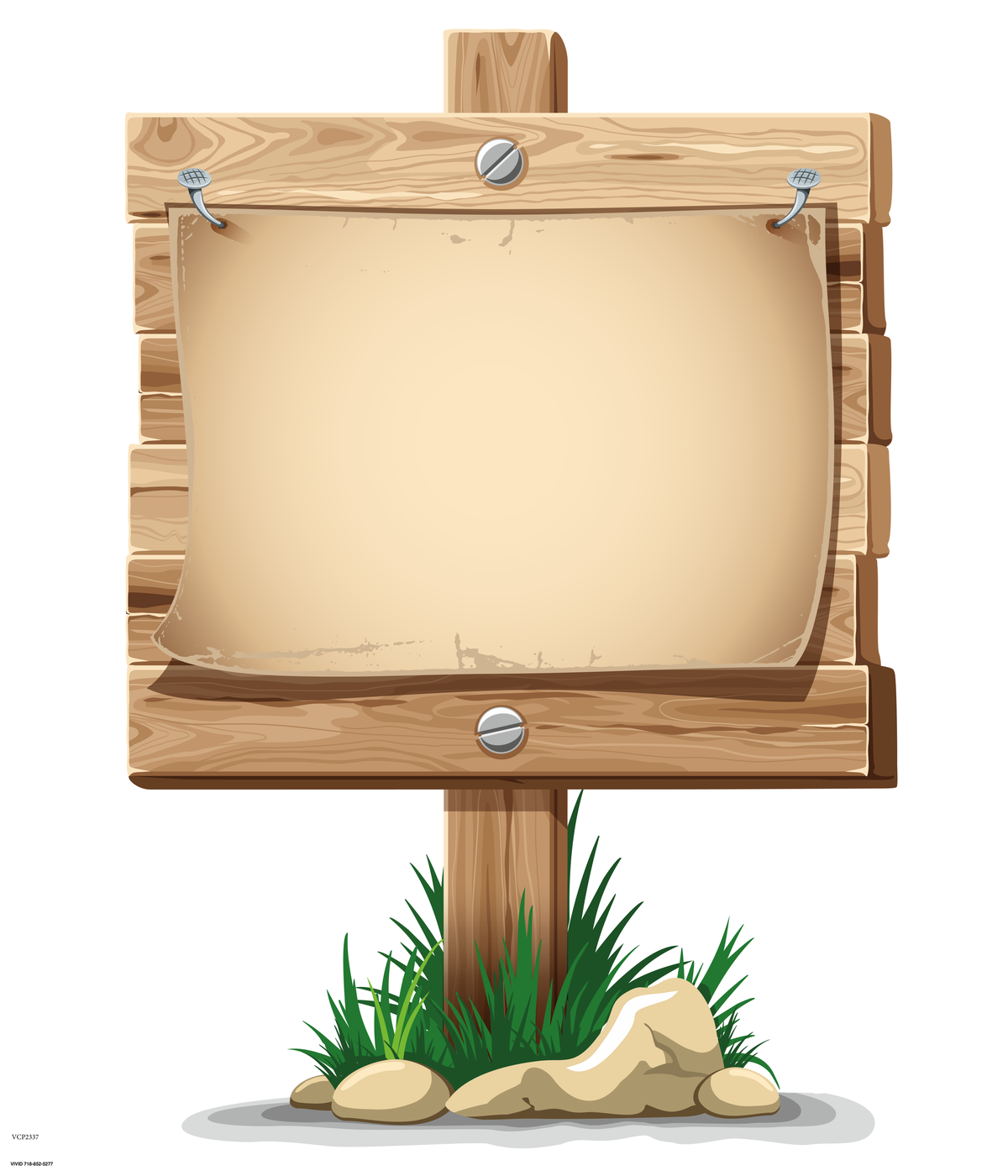 VCP2337 WOODEN POSTER