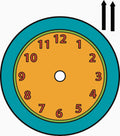 VCP3344 CLOCK WITH HANDLES