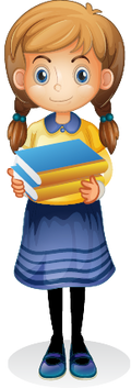 VCP3533 GIRL WITH BOOK