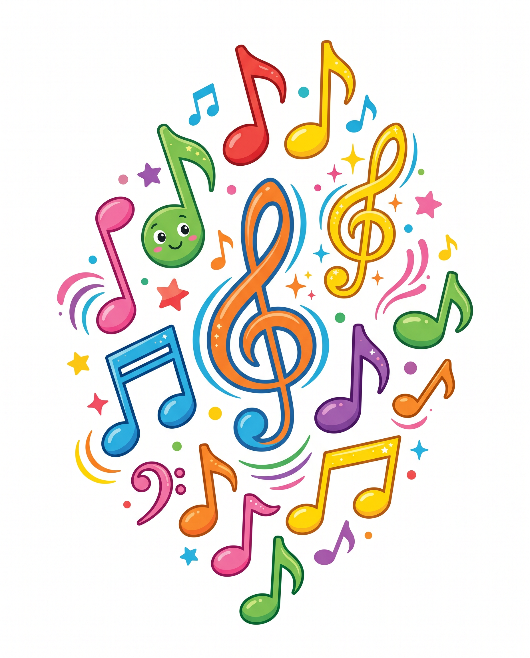 VCP9001 MUSICAL NOTES CENTERPIECE