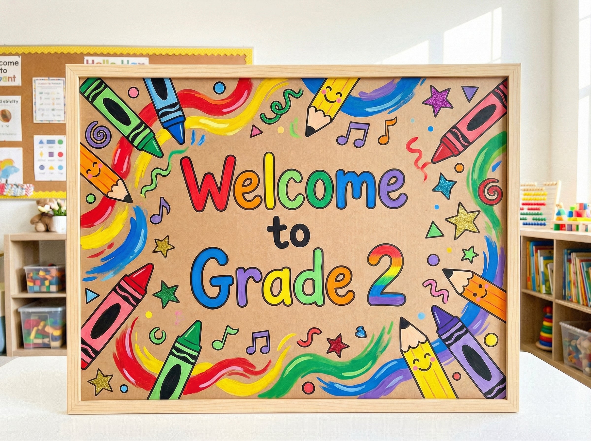 VEW9001 CORKBOARD WELCOME