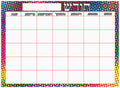VS1817 SPLATTER COLOR CALENDAR YIDDISH