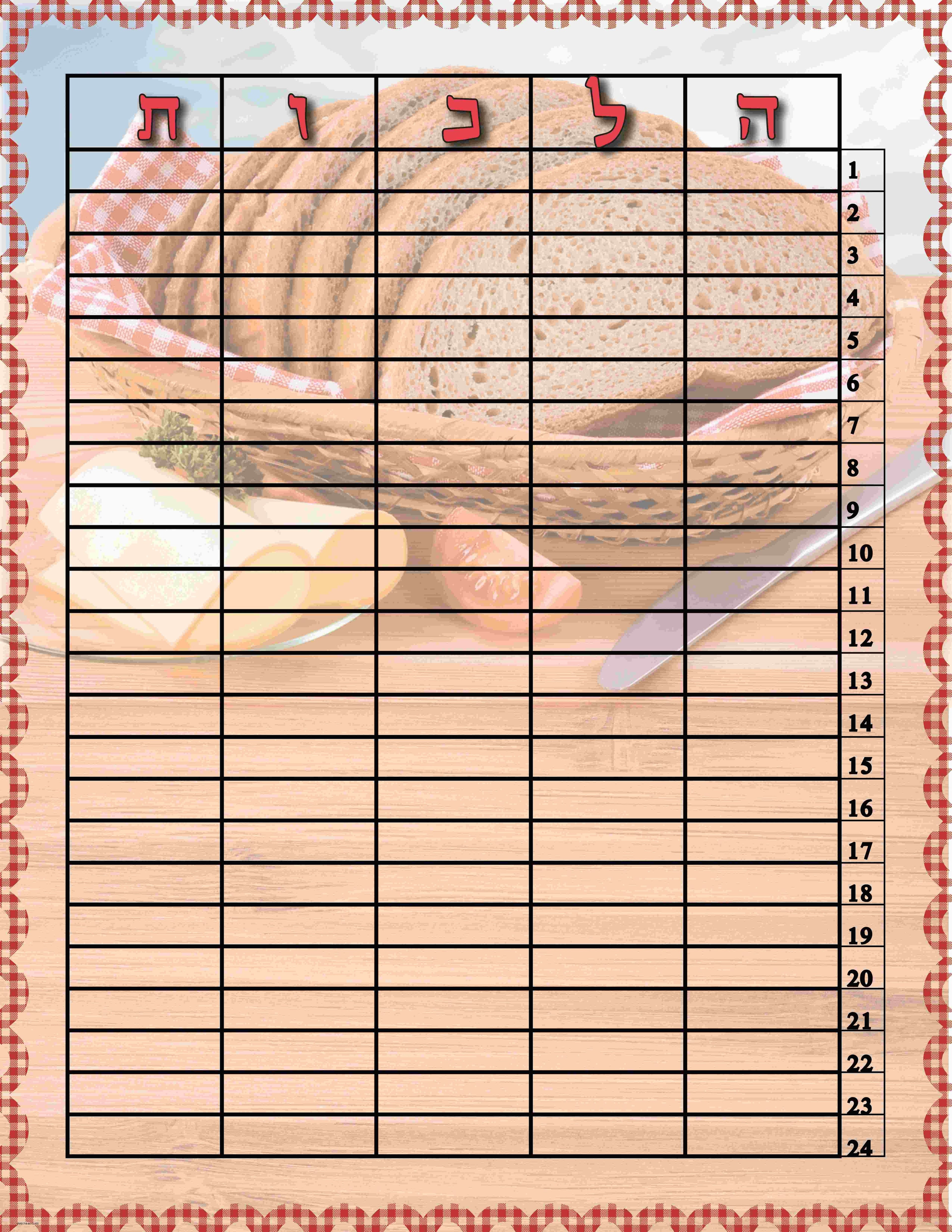 VYG102 HALACHOS CHART